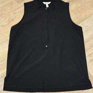 SPANX Black Sleeveless Blouse